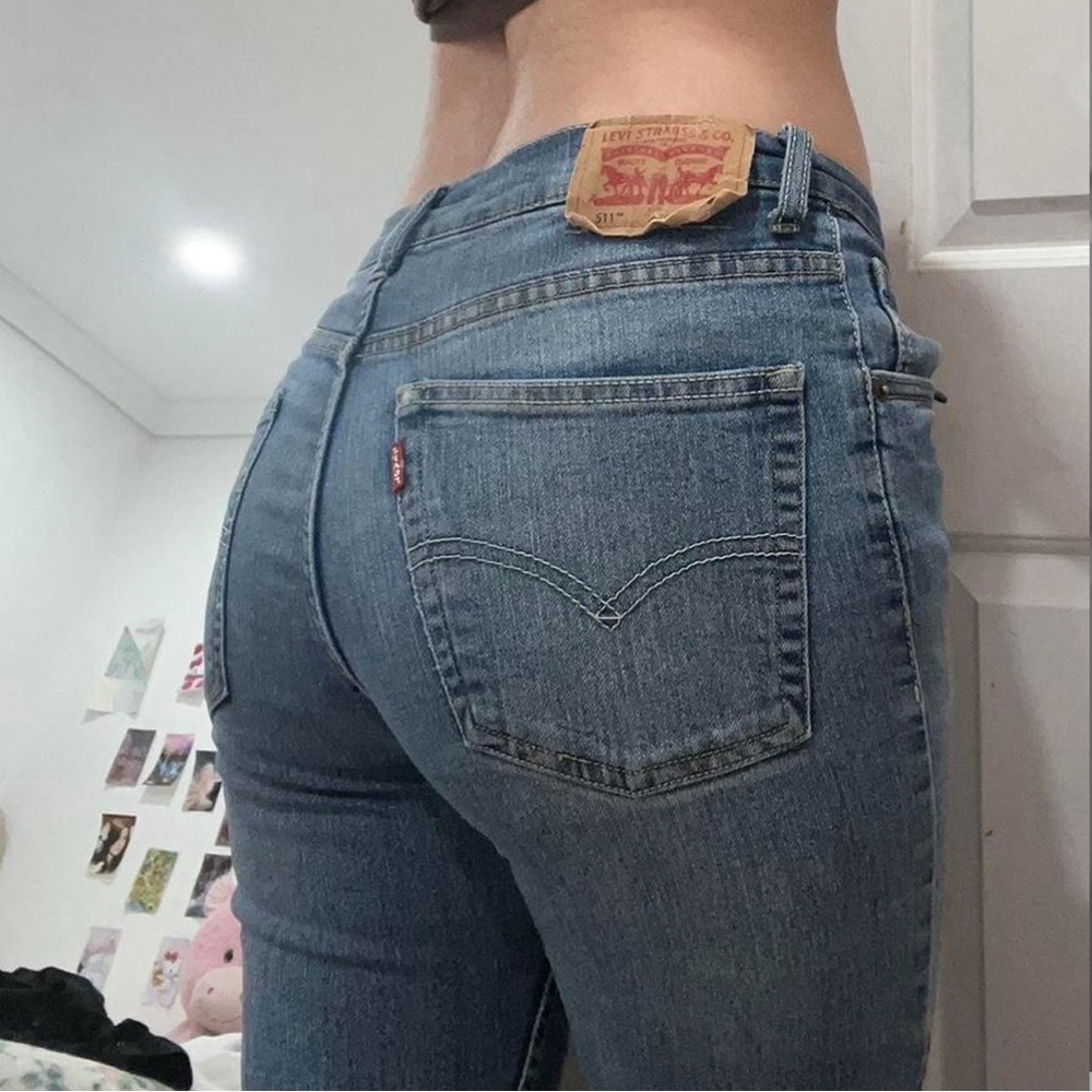 Levi skinny jeans light wash